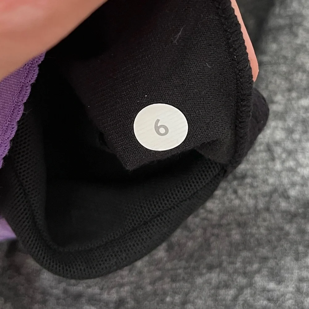 {Lululemon} Yogi Dance Tank Top in Heathered Grey & Purple - Women's 6